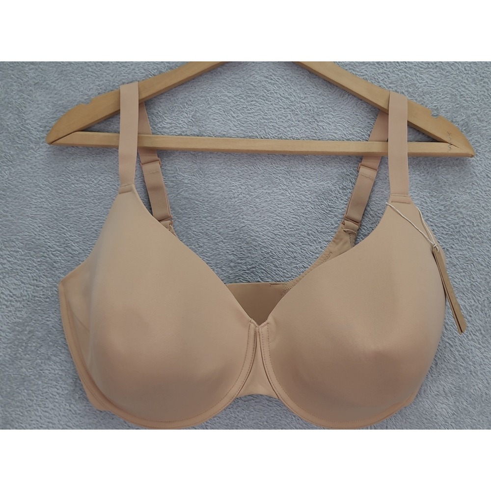 Skims Fits Everybody T-Shirt Demi Bra 40DDDD Style BR-UWR-2294‎ Beige Wired